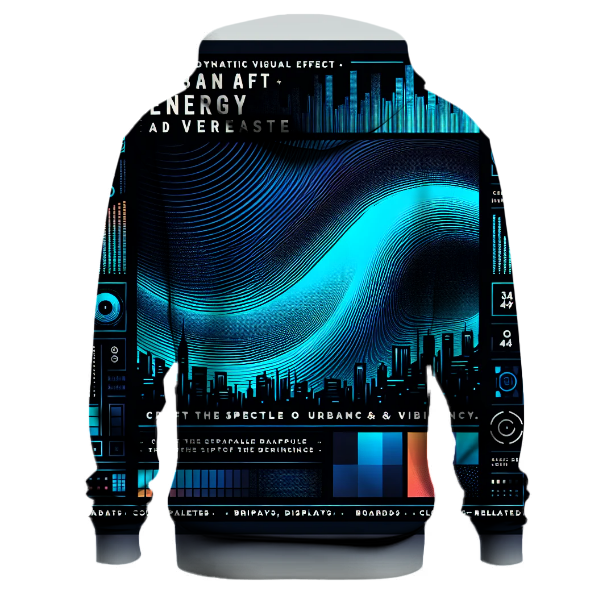 Electric Blue Fade Hoodie