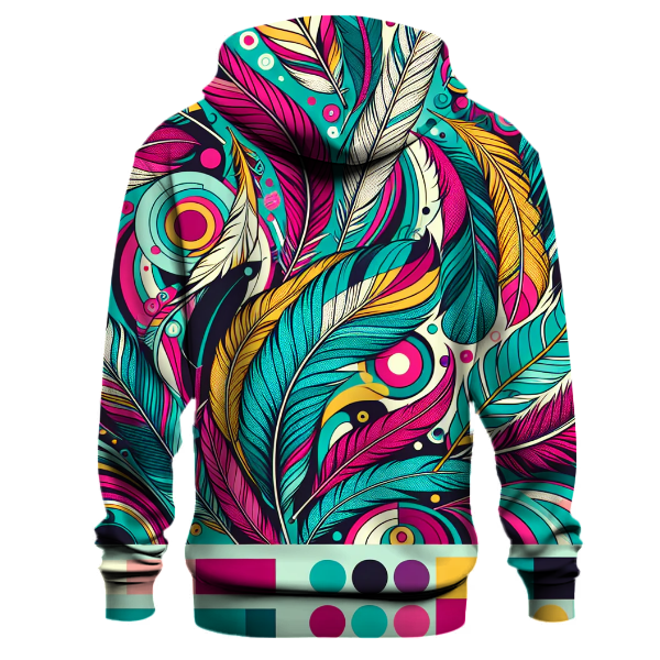 Groovy Funky Feather Hoodie