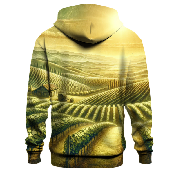 Rustic Vineyard Serenity Hoodie