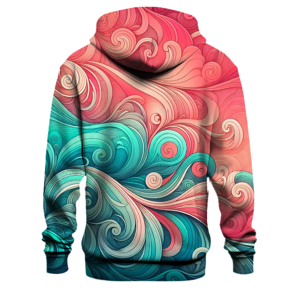 Coral Reef Drift Hoodie