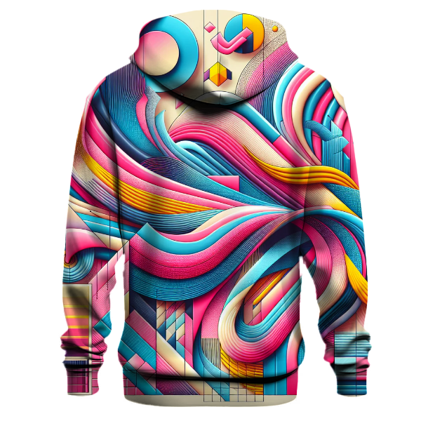 Bold Geometric Pulse Hoodie