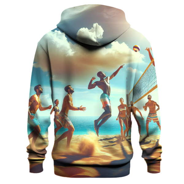Beach Volleyball - Sunlit Sand Hoodie