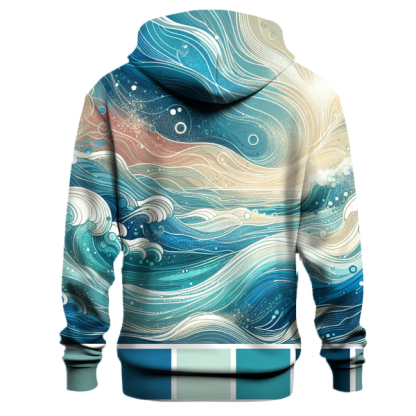 Abstract Ocean Wave Hoodie