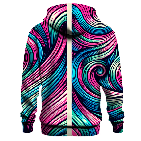 Retro Wave Explosion Hoodie