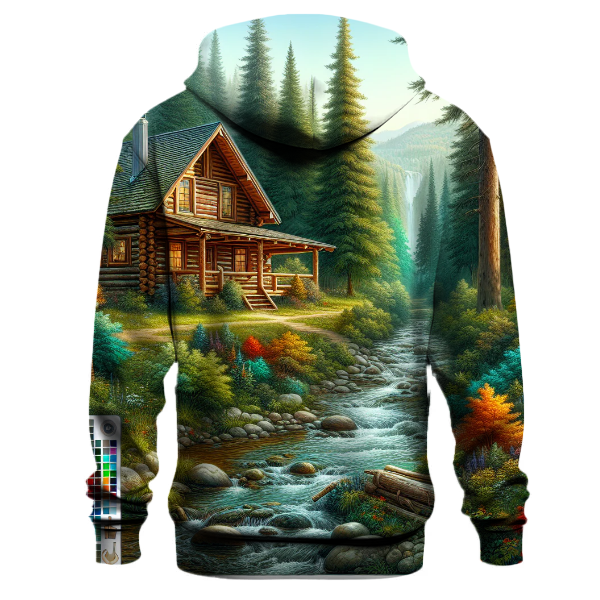 Charming Cozy Cabin Retreat Hoodie
