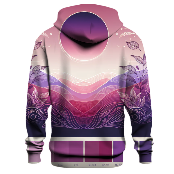 Violet Horizon Glow Hoodie