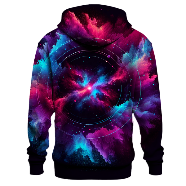 Cosmic Nebula Waves Hoodie