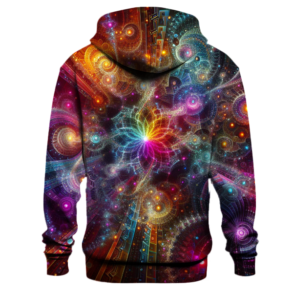 Futuristic Fractal Fantasy Hoodie