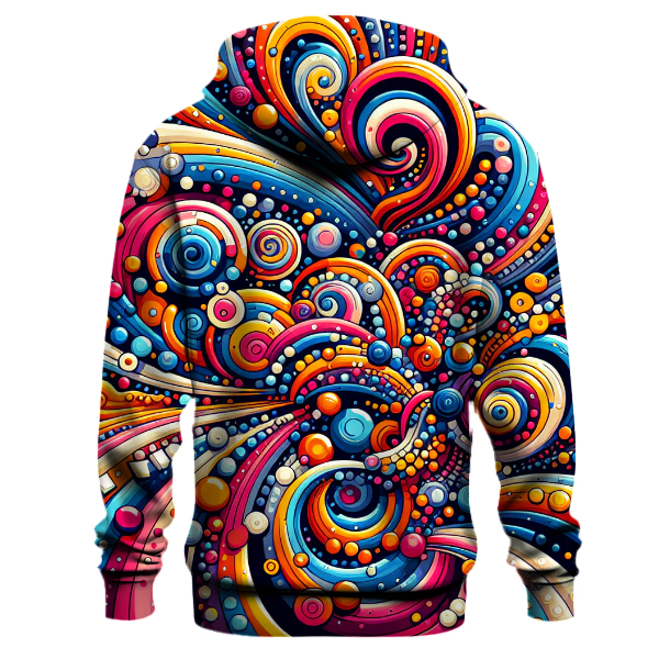Funky Shapes and Colors Hoodie