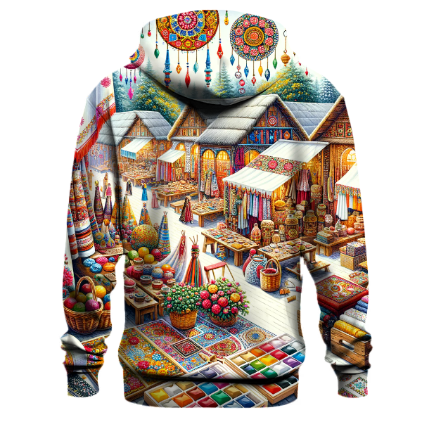 Festive Folk Art Christmas Hoodie