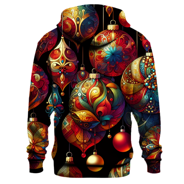 Joyous Holiday Ornaments Hoodie