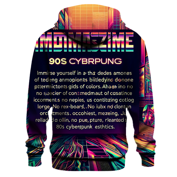 Cyber Punk Pulse Hoodie