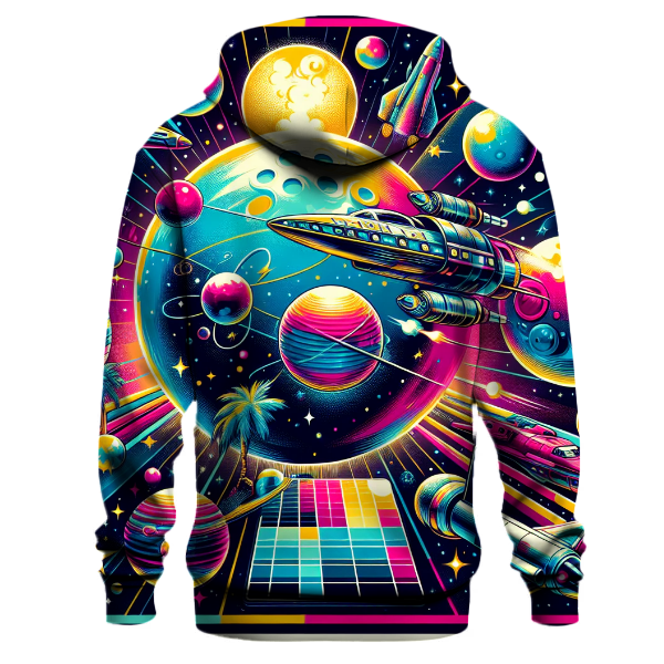 Classic 80s Space Odyssey Hoodie
