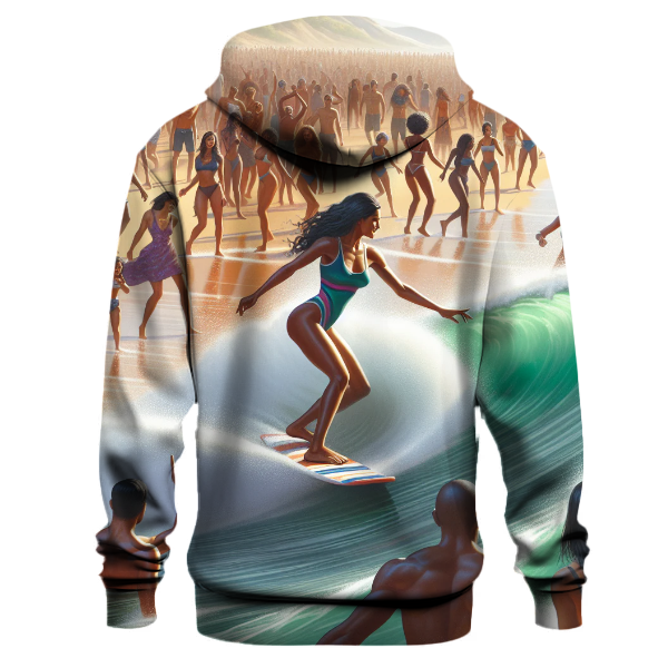 Skimboarding Surf Scene Hoodie