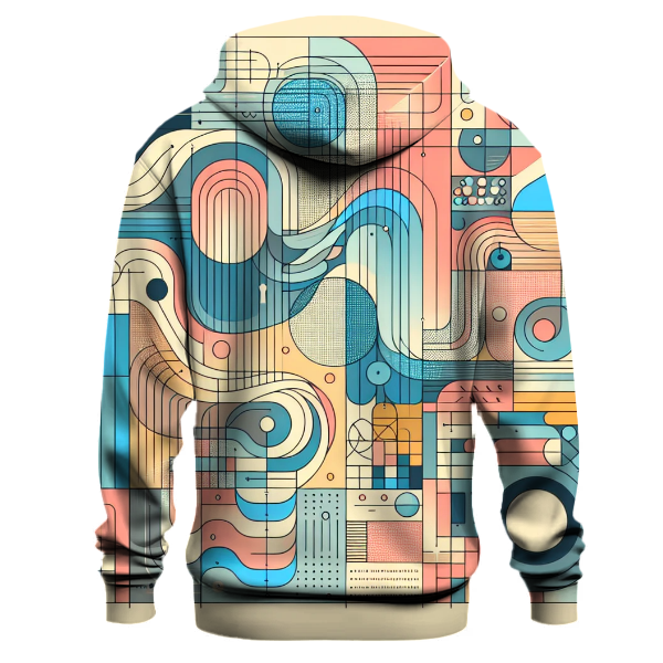 Neon Grid Serenity Hoodie