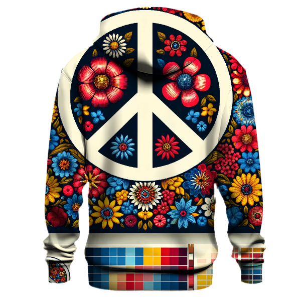 Rainbow Peace Garden Hoodie