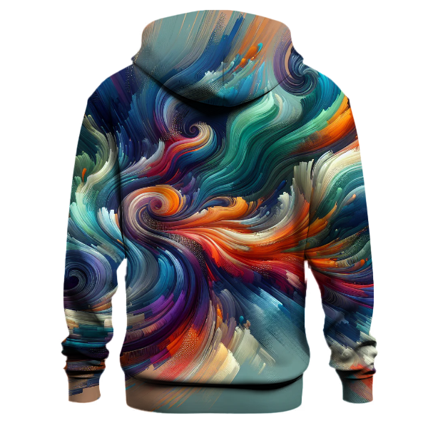 Artistic Abstract Waves Hoodie
