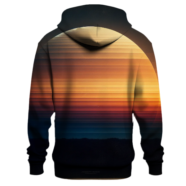 Golden Sunset Tie-dye Design Hoodie