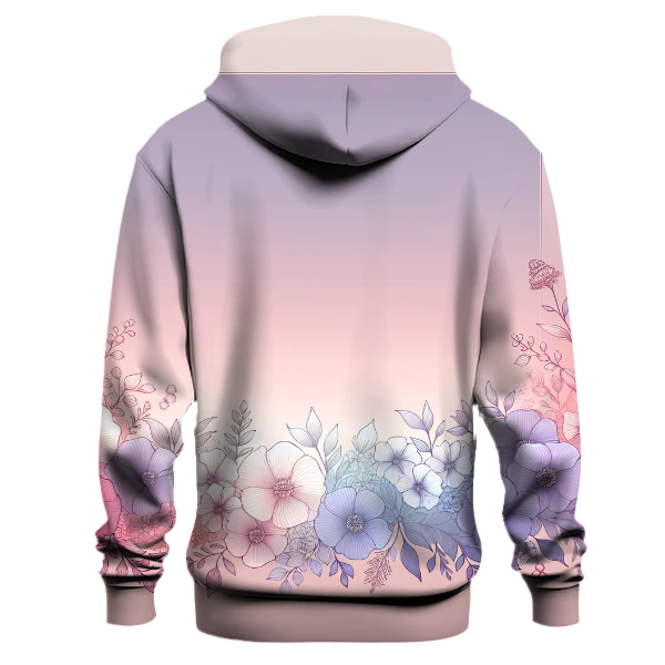Fantasy Garden Gradient Design Hoodie