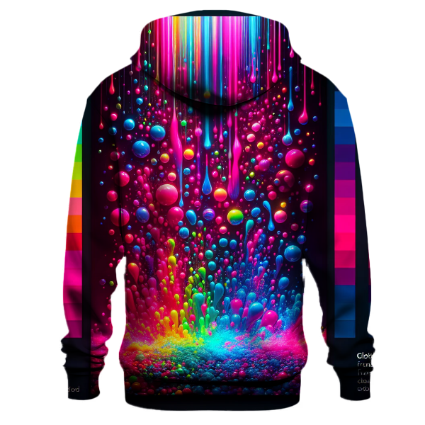 Electric Retro Rain Hoodie