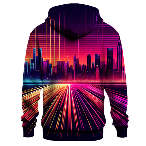 Neon Twilight Fusion Hoodie