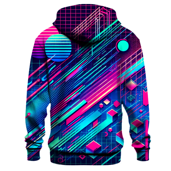 Retro Electric Dreams Hoodie