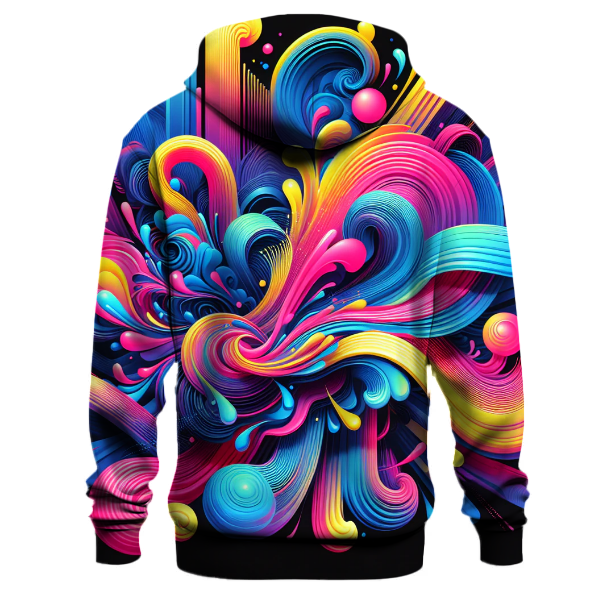 Funky 80s Wave Hoodie
