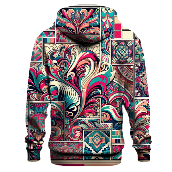 Colorful Vintage Patterns Hoodie