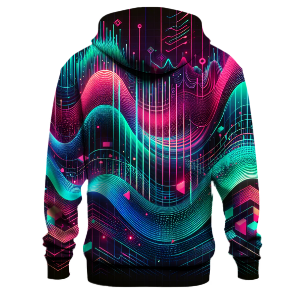 Neon Digital Pulse Hoodie