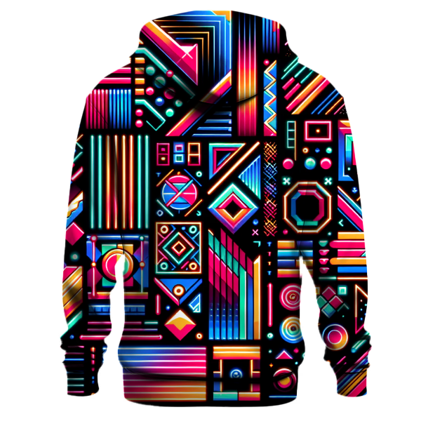Neon Night Rhythm Hoodie