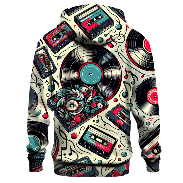 Vinyl Records and Cassettes Hoodie
