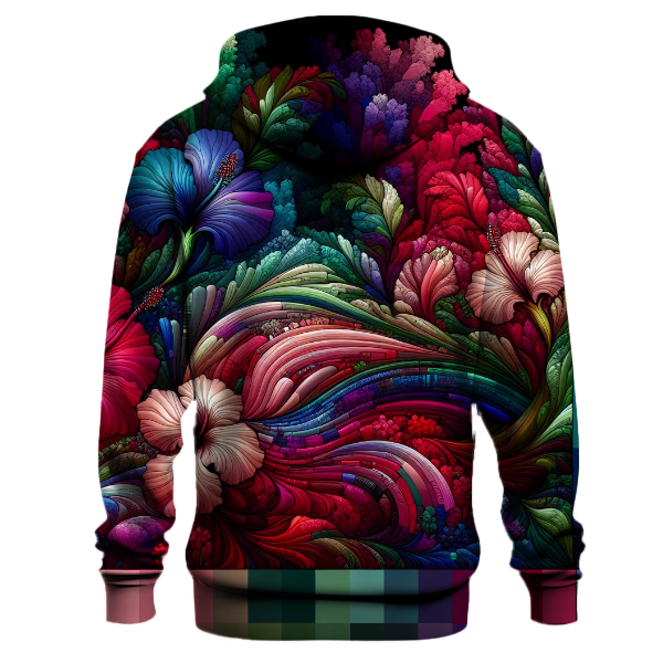 Tropical Hibiscus Bloom Hoodie