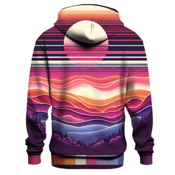 Sunset Horizon Panorama Hoodie
