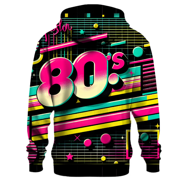 Vivid Retro Stripes Hoodie