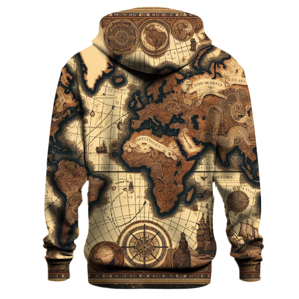 Timeless Vintage Maps Hoodie