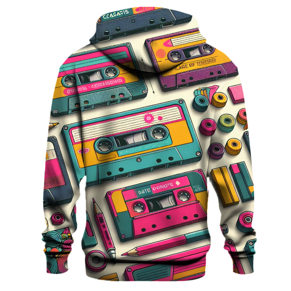 Colorful Cassette Mix Hoodie