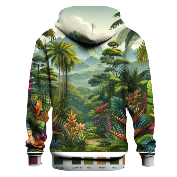 Tropical Flora Extravaganza Hoodie