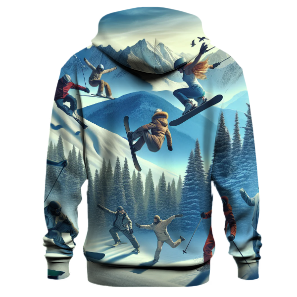 Winter Sports Snow Adventure Hoodie