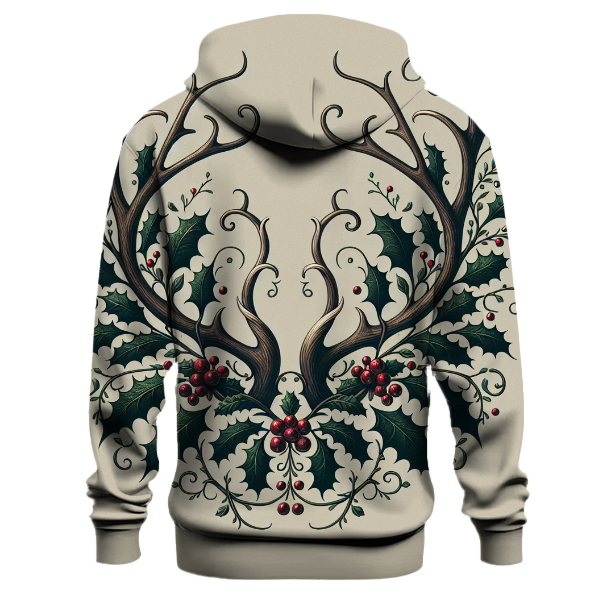 Reindeer and Holly Hoodie