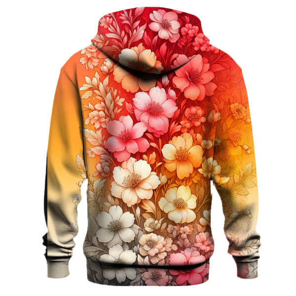 Radiant Floral Fade Hoodie