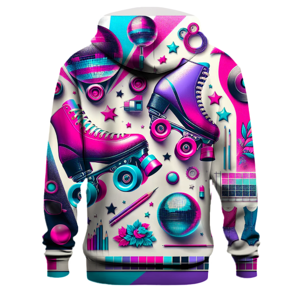 Retro Roller Skate Dreams Hoodie