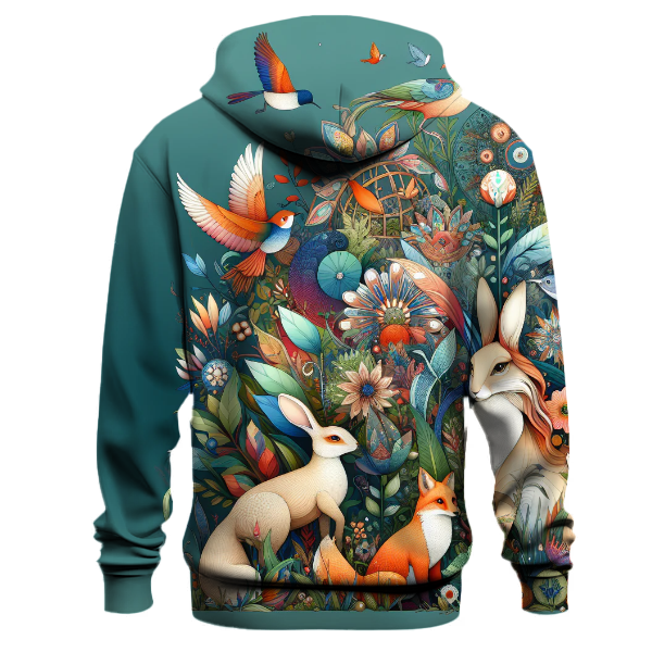 Charming Whimsical Animals Hoodie