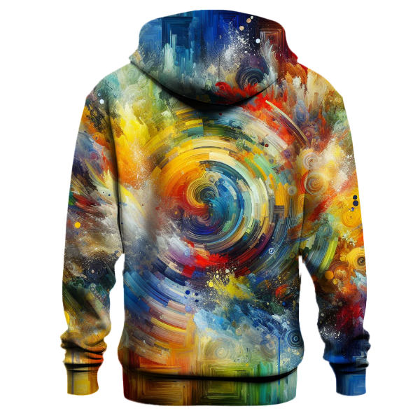 Artistic Color Explosion Hoodie