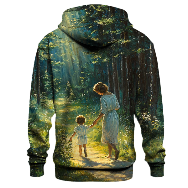 The Whispering Pines A Mothers Gentle Guidance Hoodie