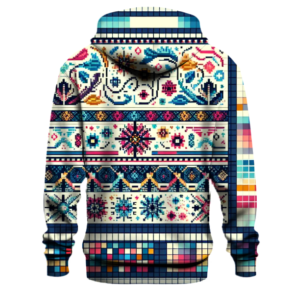 Pixel Perfect Pattern Hoodie