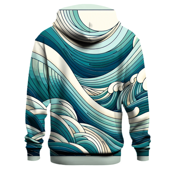 Ethereal Waves Tie-dye Design Hoodie