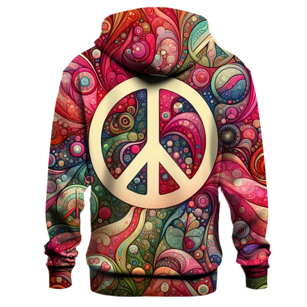 Hippie Peace Signs Hoodie