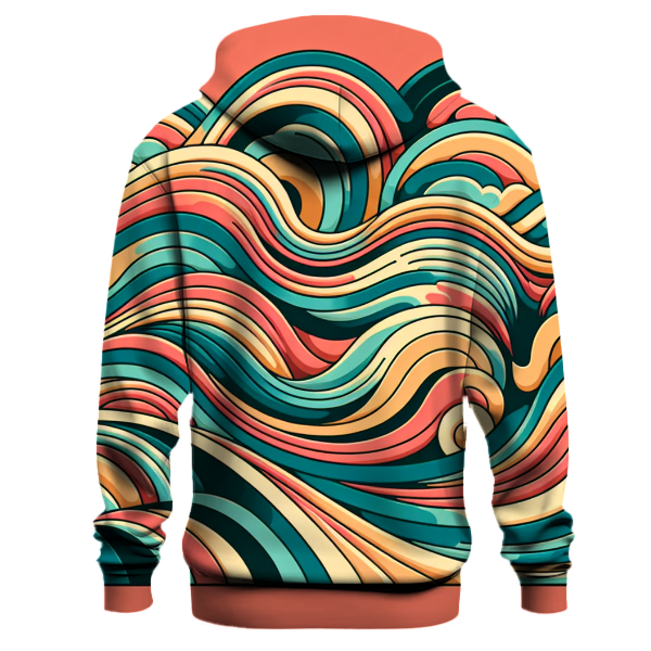 Harmonic Color Waves Hoodie