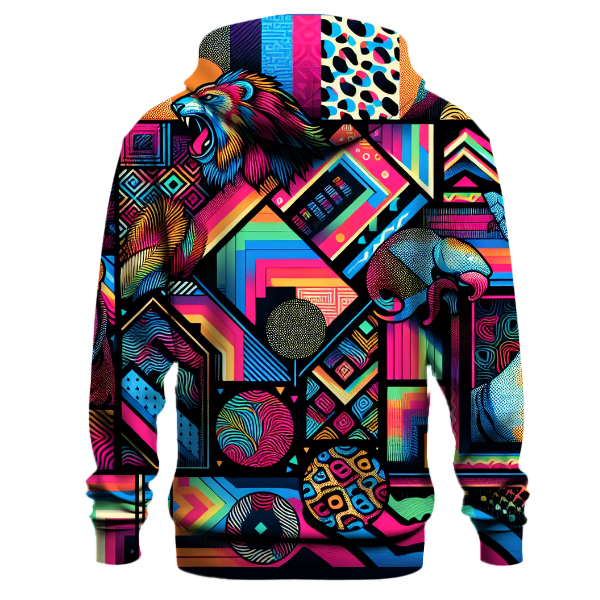 Neon Jungle Frenzy Hoodie