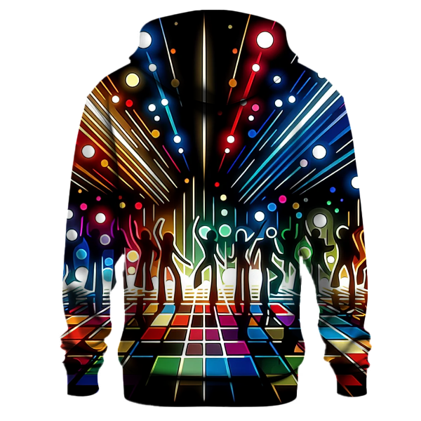 Neon Disco Lights Hoodie